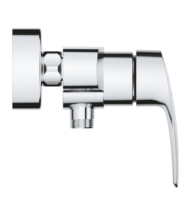 EUROSMART SINGLE-LEVER EXPOSED SHOWER MIXER WITHOUT HAND SHOWER SET CHROME
