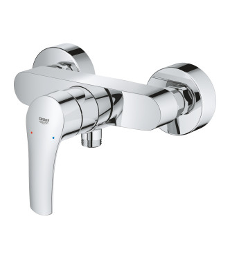EUROSMART SINGLE-LEVER EXPOSED SHOWER MIXER WITHOUT HAND SHOWER SET CHROME