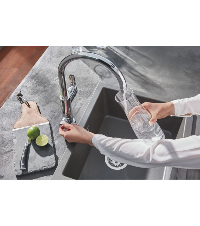 GROHE BLUE PURE EUROSMART 30499 SINK MIXER WITH FILTER SYSTEM C SPOUT CHROME
