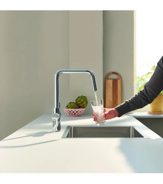 GROHE BLUE PURE EUROSMART 30584 MISCELATORE LAVELLO CON SISTEMA FILTRANTE 5 FASI CROMO