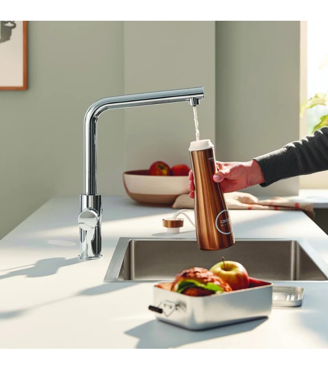 GROHE BLUE PURE MINTA 30589 SINK MIXER WITH 5-PHASE FILTER SYSTEM CHROME