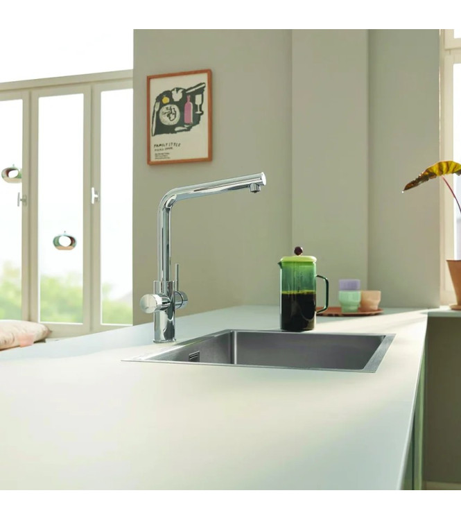 GROHE BLUE PURE MINTA 30589 MISCELATORE LAVELLO CON SISTEMA FILTRANTE 5 FASI CROMO