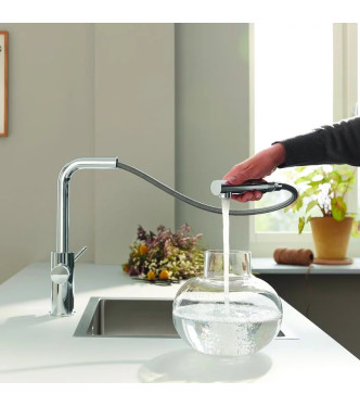 GROHE BLUE PURE MINTA 30591 SINK MIXER WITH 5-PHASE FILTER SYSTEM CHROME