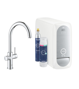 GROHE BLUE HOME 11555 MISCELATORE LAVELLO CON SISTEMA FILTRANTE BOCCA C CROMO