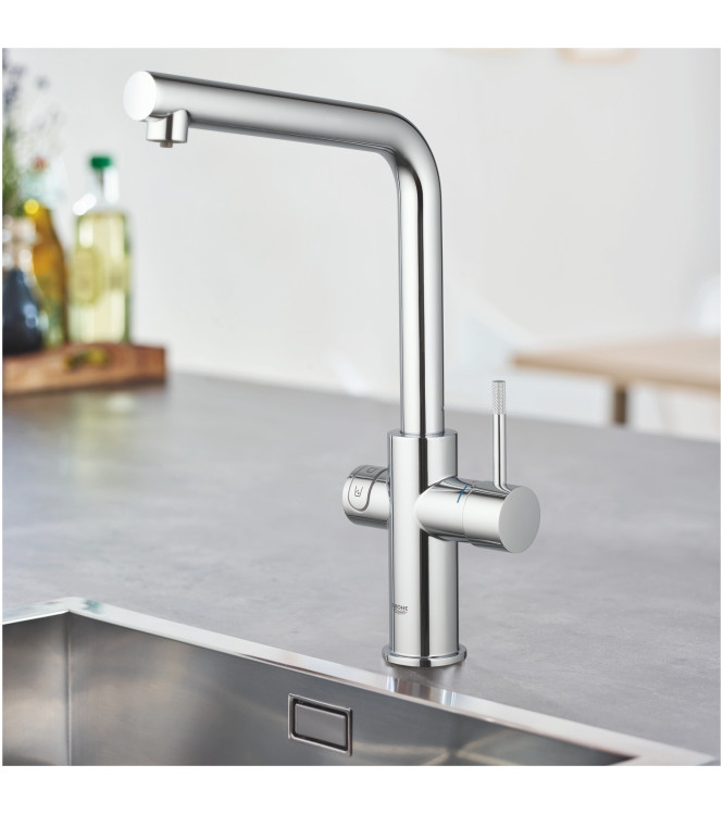 GROHE BLUE HOME 31454 MISCELATORE LAVELLO CON SISTEMA FILTRANTE BOCCA L CROMO