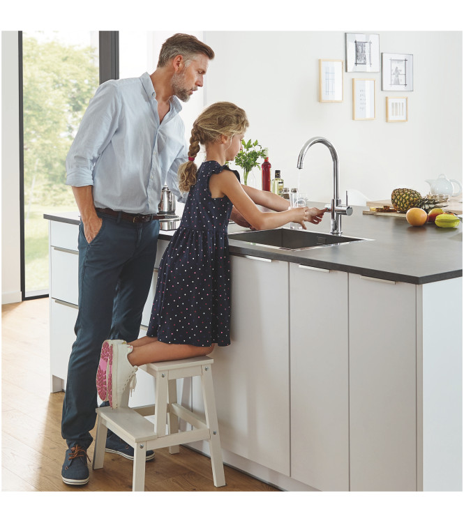 GROHE BLUE HOME 31455 SINK MIXER WITH FILTER SYSTEM SPOUT C CHROME