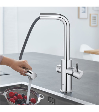 GROHE BLUE HOME 31539 MISCELATORE LAVELLO CON SISTEMA FILTRANTE BOCCA L CROMO
