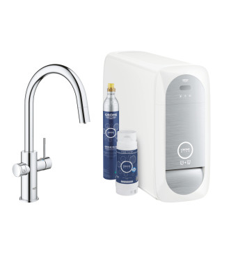 GROHE BLUE HOME 31541 MISCELATORE LAVELLO CON SISTEMA FILTRANTE BOCCA C CROMO
