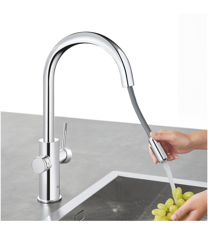 GROHE BLUE HOME 31541 SINK MIXER WITH FILTER SYSTEM SPOUT C CHROME