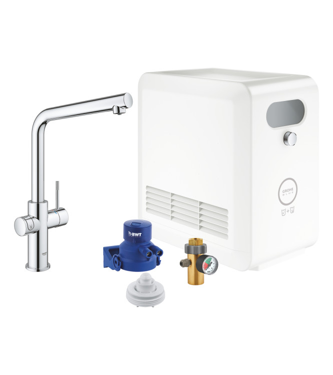 GROHE BLUE PROFESSIONAL 31347 MISCELATORE LAVELLO CON SISTEMA FILTRANTE BOCCA L CROMO