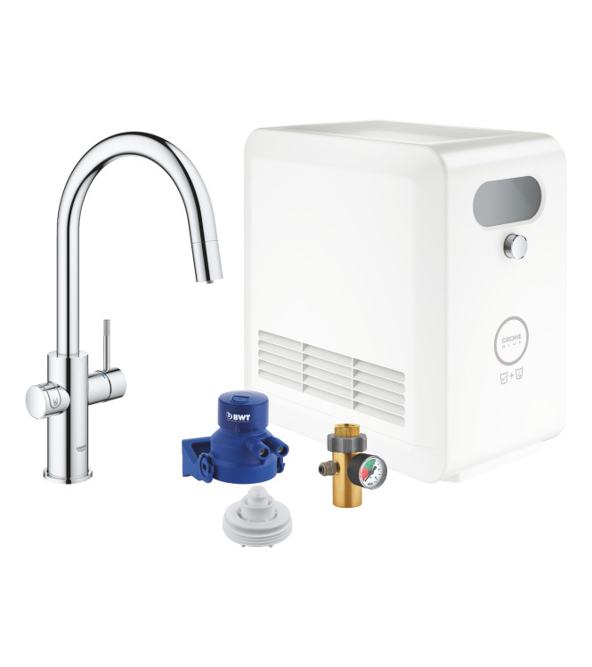 GROHE BLUE PROFESSIONAL 31325 MISCELATORE LAVELLO CON SISTEMA FILTRANTE BOCCA C CROMO