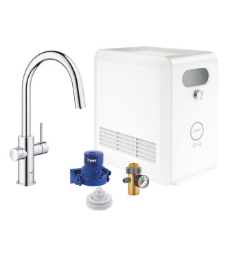 GROHE BLUE PROFESSIONAL 31325 MISCELATORE LAVELLO CON SISTEMA FILTRANTE BOCCA C CROMO