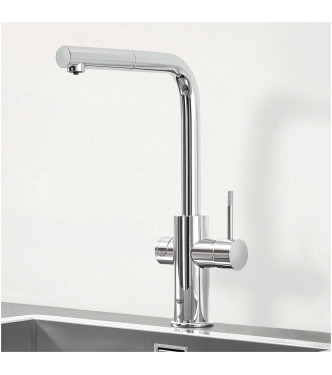 GROHE BLUE PROFESSIONAL 31326 MISCELATORE LAVELLO CON SISTEMA FILTRANTE BOCCA L CROMO