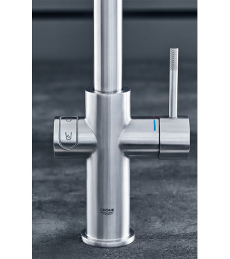 GROHE BLUE PROFESSIONAL 31326 SINK MIXER WITH FILTER SYSTEM L-SPOUT CHROME