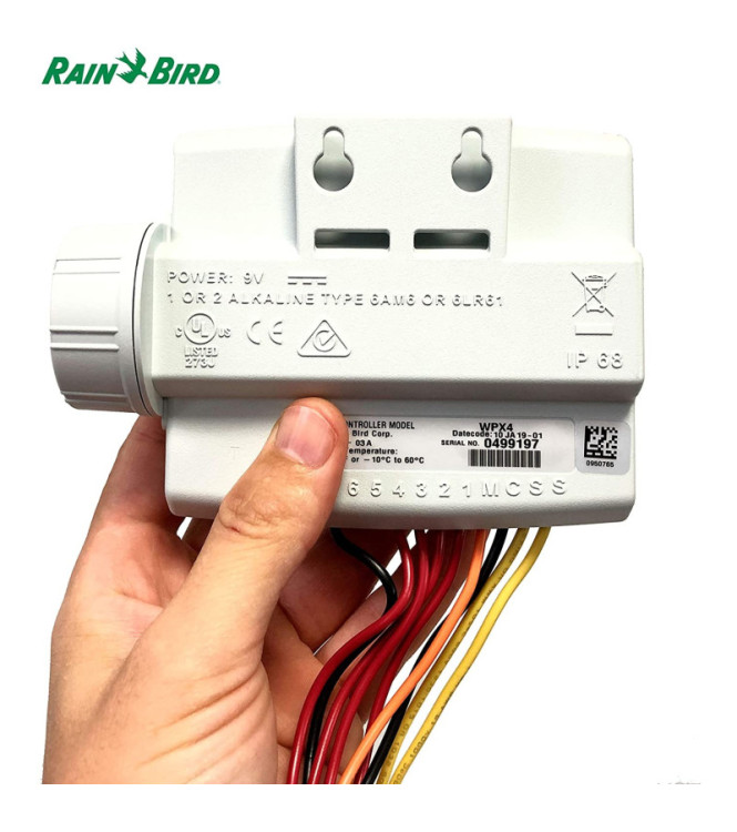 Programmatore a batteria Rain Bird WPX-4  4 stazioni, impermeabile IP68