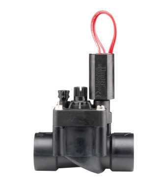 Hunter PGV 1" M/M 9V DC bistable solenoid valve with flow regulator