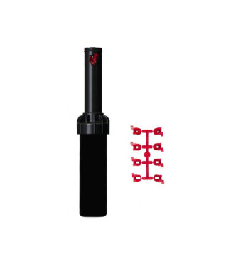 Hunter PGJ-04 ½" pop-up turbine sprinkler - 40°-360° adjustable arc, 10 cm lift