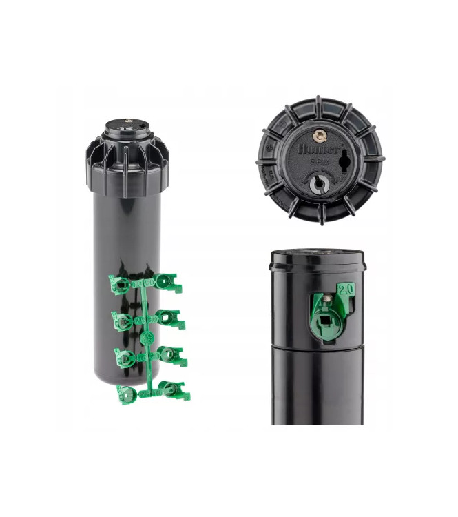 Hunter SRM-04 ½" pop-up turbine sprinkler - Adjustable arc 40°-360°, elevation 10 cm