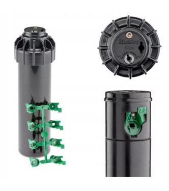 Irrigatore pop-up a turbina Hunter SRM-04 Arco regolabile 40, alzo 10 cm