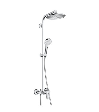 Hansgrohe Crometta S 240 shower column with diverter â€" chrome