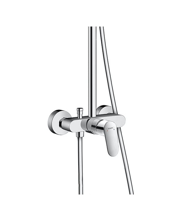 Hansgrohe Crometta S 240 shower column with diverter â€" chrome