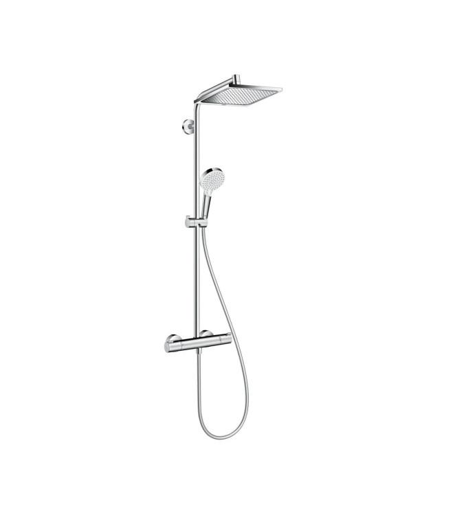 Hansgrohe Crometta E 240 1-spray shower column â€" chrome