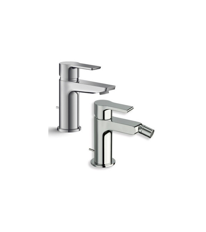 Set rubinetteria lavabo + bidet Cristina Serie Prime  finitura cromo lucido