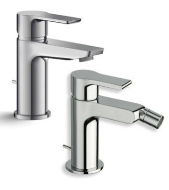 Cristina Prime Series washbasin + bidet faucet set â€" polished chrome finish
