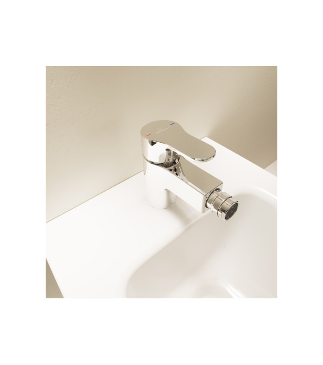 Ideal Standard Cerabase sink + bidet faucet set â€" polished chrome finish