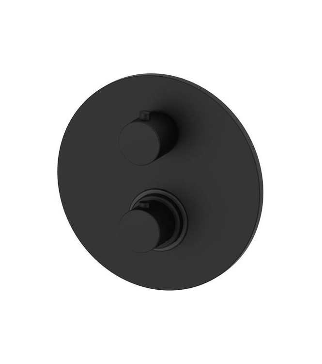 PAFFONI LIQ018 LIGHT TERMOSTATICO INCASSO DOCCIA, 200 NERO OPACO