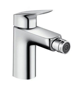Hansgrohe Logis washbasin + bidet faucet set â€" polished chrome finish