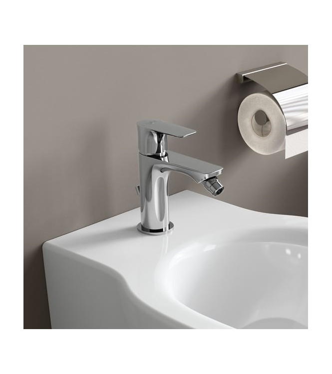 Ideal Standard Connect Air sink + bidet faucet set â€" polished chrome finish