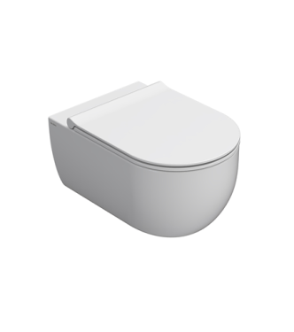 Wall-hung sanitaryware set Ceramica Globo Mode Series glossy white - MES02BI + MES09BI + ME020BI