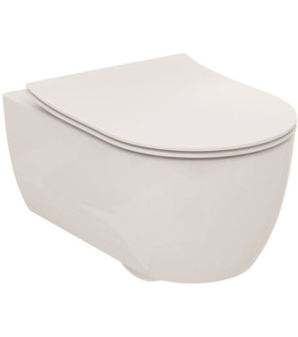 Wall-hung sanitaryware set Ideal Standard Blend Curve Series glossy white - T374901 + T375001 + T520801