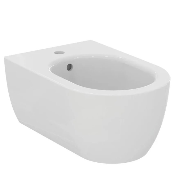 Set sanitari sospesi Ideal Standard Serie Blend Curve bianco lucido T374901 + T375001 + T520801