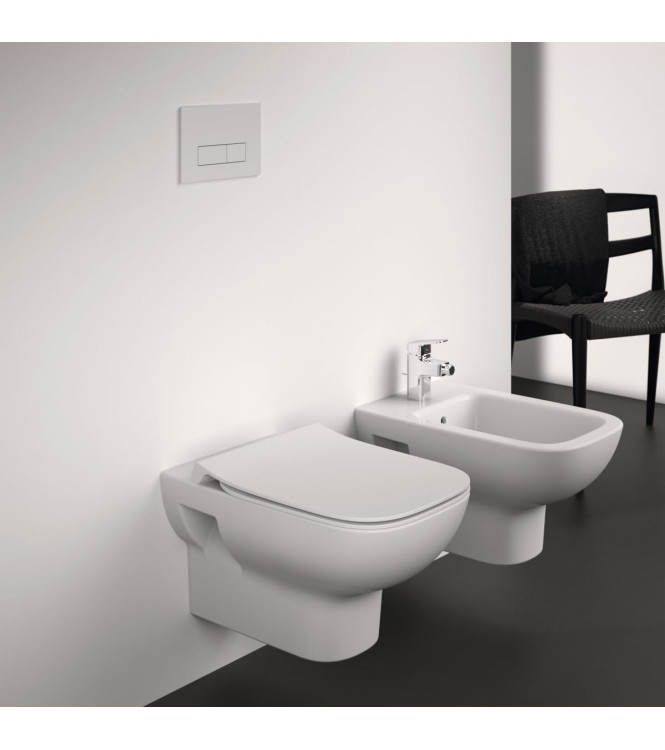 Wall-hung sanitaryware set Ideal Standard i.life S Series glossy white - T452301 + T452401 + T481201