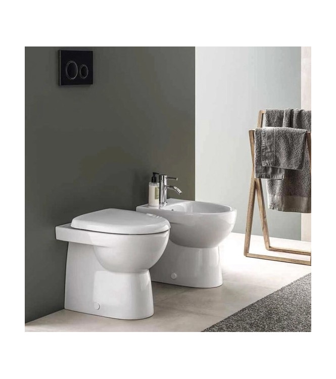 Set sanitari a terra Geberit Serie Selnova bianco lucido 500.844.00.7 + 500.289.01.7 + 500.331.01.1