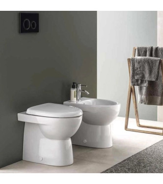 Geberit Floor-standing Toilet Set Selnova Series white high gloss - 500.844.00.7 + 500.289.01.7 + 500.331.01.1