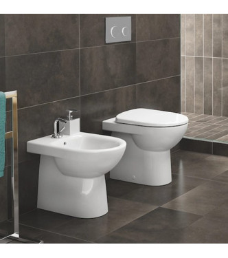 Geberit Floor-standing Toilet Set Selnova Series white high gloss - 500.844.00.7 + 500.289.01.7 + 500.331.01.1