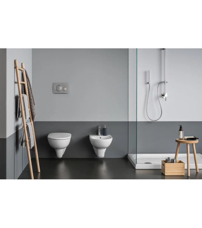 Geberit Selnova Series sanitary wall-hung sets white high gloss - 500.260.01.7 + 500.264.01.7 + 500.331.01.1