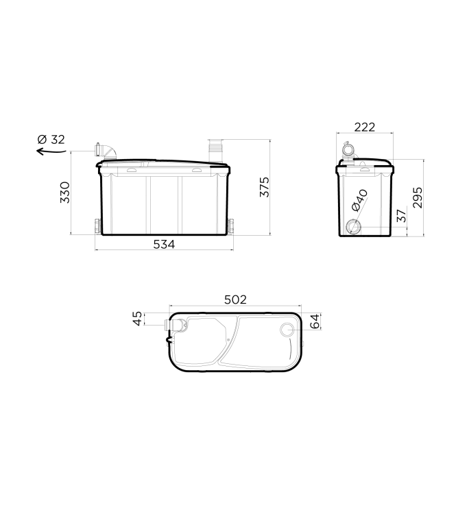 WATERMATIC VD120 POMPA PER ACQUE CHIARE