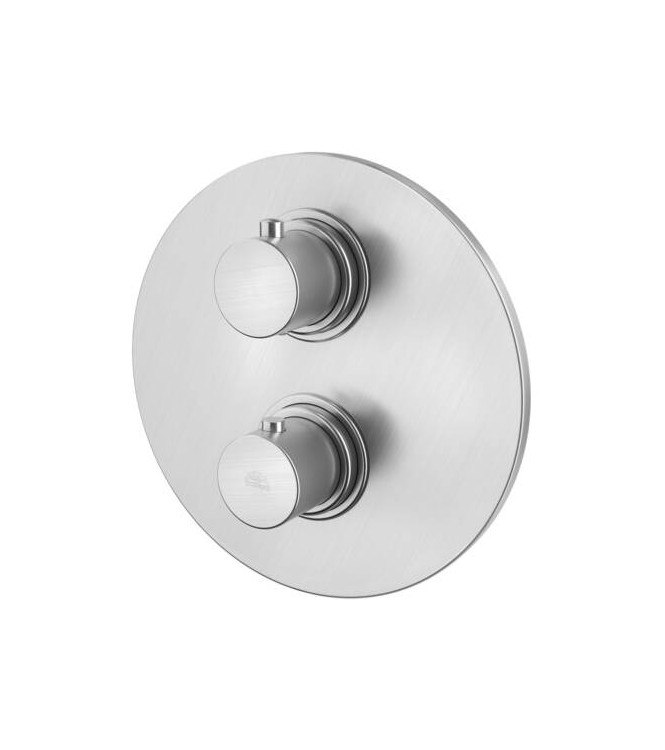 PAFFONI LIQ019 LIGHT CONCEALED SHOWER THERMOSTAT WITH CHROME DIVERTER