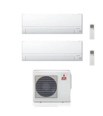 Condizionatore Mitsubishi Serie BT  7000+7000 BTU Dual Split Inverter  Wi-Fi  A++/A+ - MXZ-2F33VF4