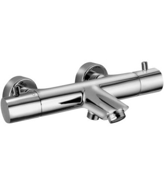 PAFFONI LIQ022 LIGHT BATHTUB/SHOWER THERMOSTAT FOR EXPOSED FITTING WITHOUT HAND SHOWER CHROME-PLATED