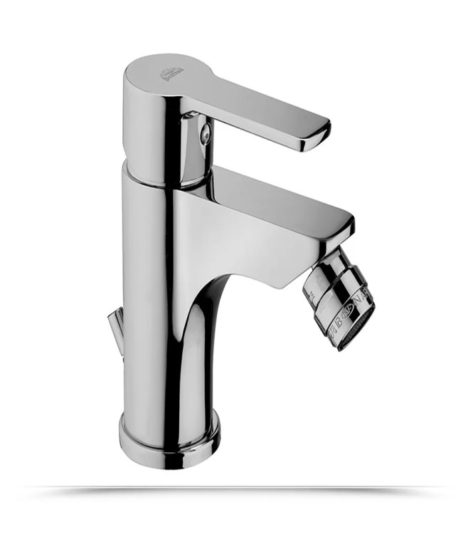Paffoni Red miscelatore lavabo canna alta + miscelatore bidet con scarico