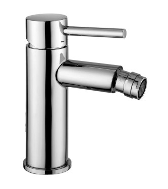 Set miscelatore lavabo Ø 7 cm bocca 12,3 cm con bidet senza scarico cromato - Stick di Paffoni