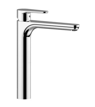 Set miscelatore lavabo prolungato e bidet senza scarico cromato - Green di Paffoni