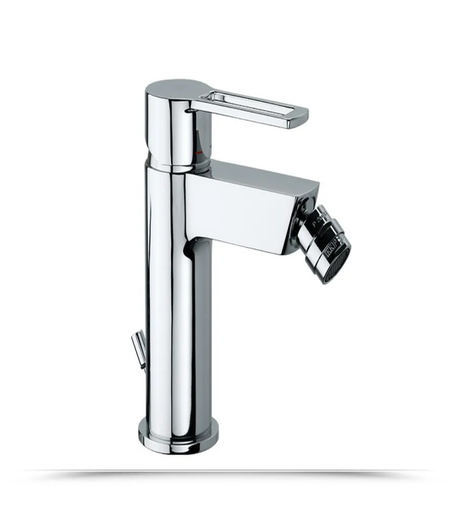 Paffoni "ringo" rubinetti lavabo canna alta e bidet scarico automatico