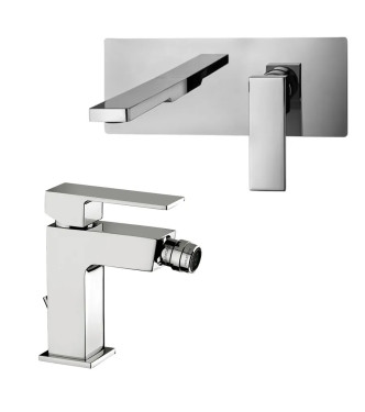 Rubinetteria da bagno Paffoni Elle lavabo da incasso e bidet