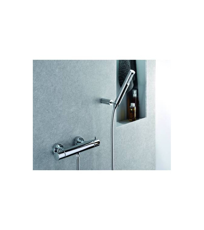 PAFFONI LIQ168D LIGHT TERMOSTATICO ESTERNO DOCCIA CON DOCCETTA CROMATO